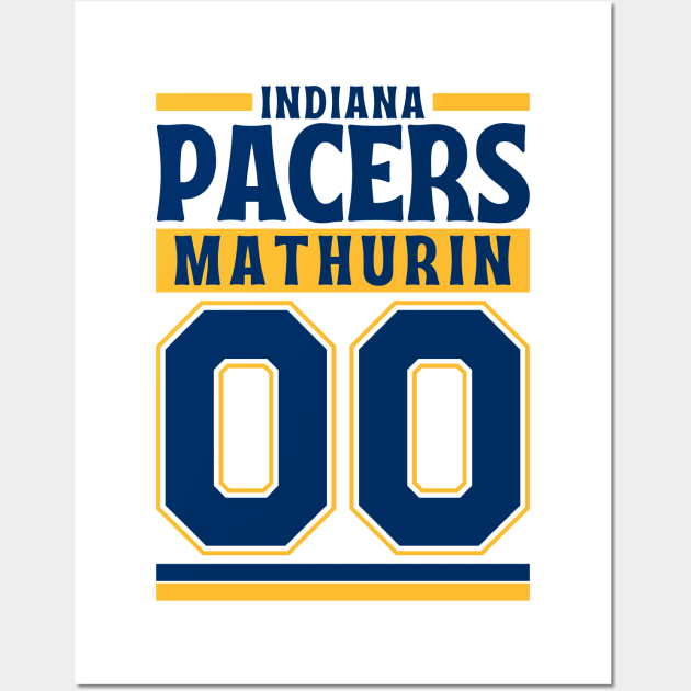 Indiana Pacers Mathurin 00 Limited Edition Wall Art by Astronaut.co